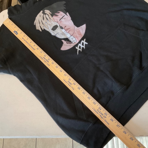 Xxxtentacion Rapper Black Hoodie Size XL - Picture 2 of 10